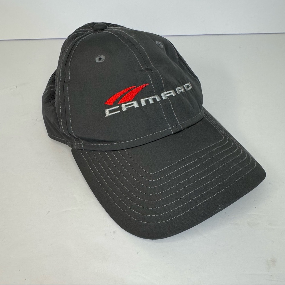 Chevy Camaro One Size Fits All Hat Cap New Era Brand Adjustable Gray Black Red